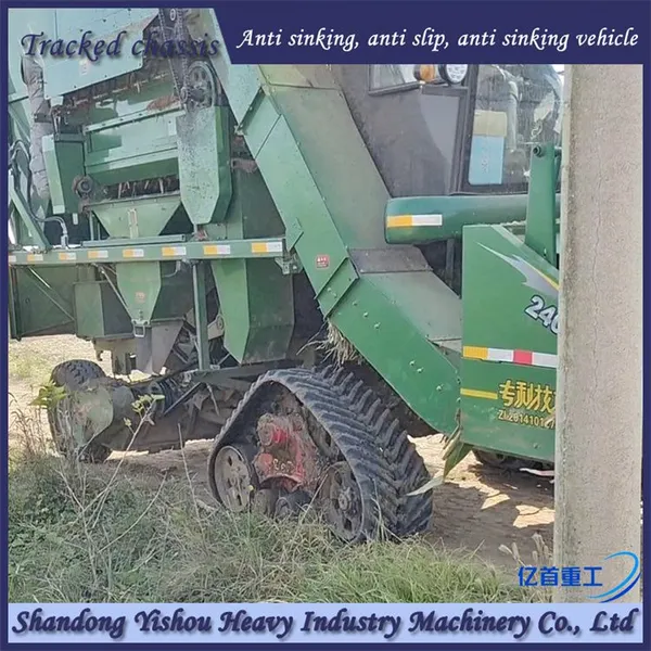 Customized Triangular Track Semi Chain Track Corn Harvester Not Afraid of Rainy Season photo-5