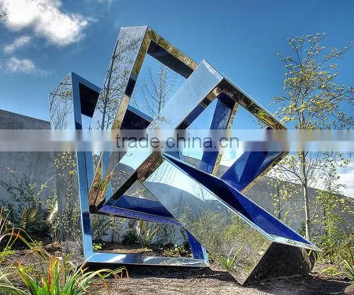 Stainless Steel Polished Statue for Garden Decoration photo-2