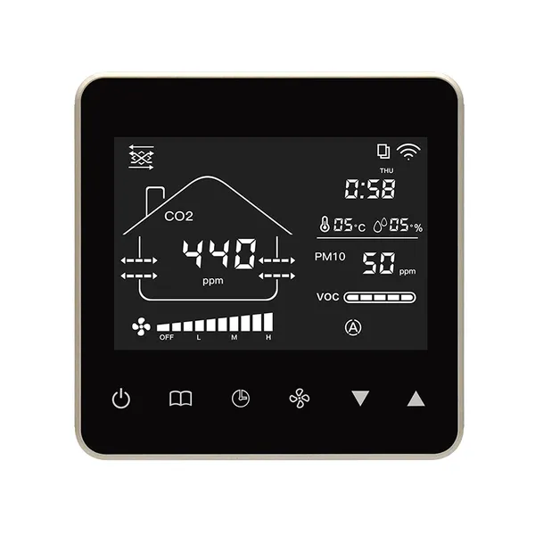 Контроллер системы теплового рекуперационного вентилирования HRV с Wi-Fi и дистанционным управлением по RS485. Контроллер вентилятора системы вентиляции