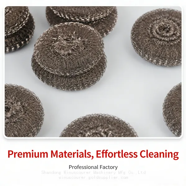 Super Quality Stainless Steel Wire Mesh Scourer photo-3