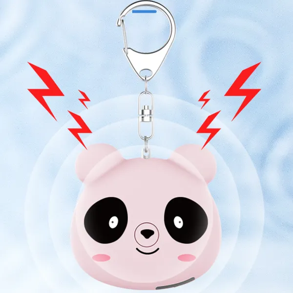 Personal Portable Alarm/Little Girl Backpack Accessories Keychain Anti Wolf Device/Portable Help for Anti Wolf Artifact(wechat:13510231336)