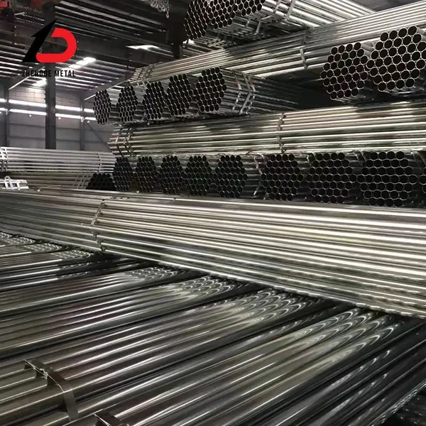 Hot Dipped 38mm Galvanized Steel Round Pipe ASTM A53 Z80 Z100 Coating Factory Direct Price Per Meter for Structure Use photo-1
