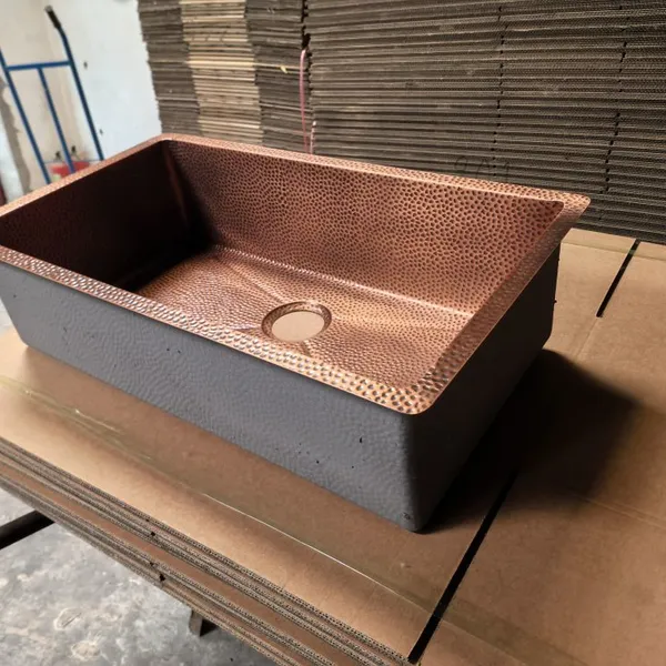 Kitchen Sink, Supplying Pure Handmade Kitchen Copper Sinks and Bathroom Basins photo-3