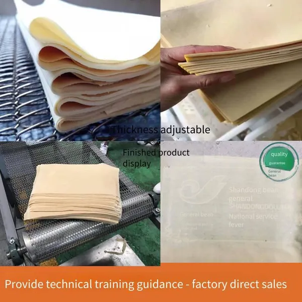 Tofu Skin and Thousand - Layer Tofu Production Line, All - Stainless - Steel Processing Equipment, Double - Peeling Pneumatic Pressing Soy Product Equipment photo-3