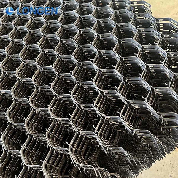 Heavy Duty Inner Buckle Riveted Hex Mesh SS310 25mm Specification Welded Firm Structure Anti Falling Refractory photo-3