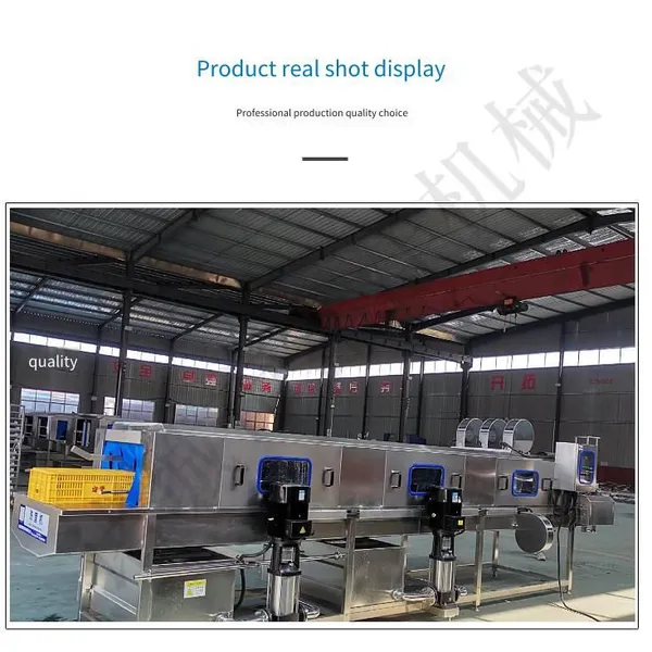 Fully Automatic Continuous Cleaning Machine for Turnover Baskets, Soybean Product Baskets, and Turnover Pallets photo-2