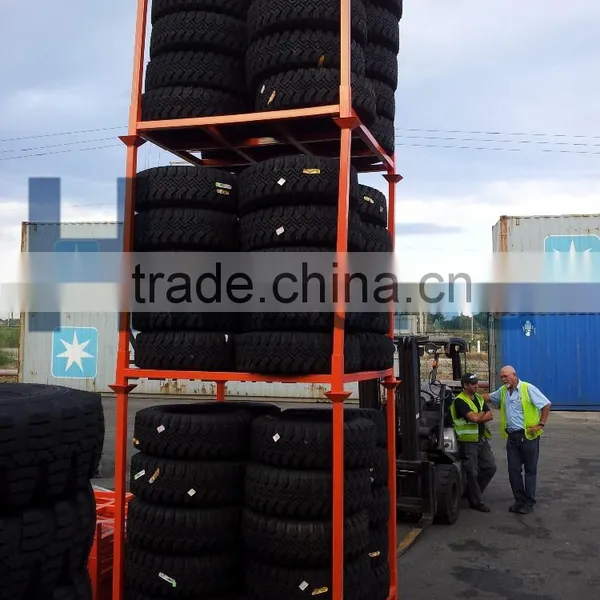 Stackable Foldable Metal Tire Storage Rack photo-3