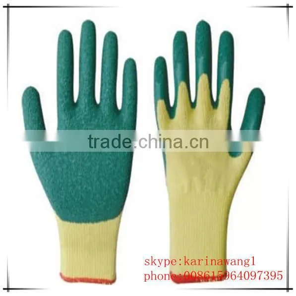 Latex Coated Cotton Glove/latex Rubber Gloves photo-5