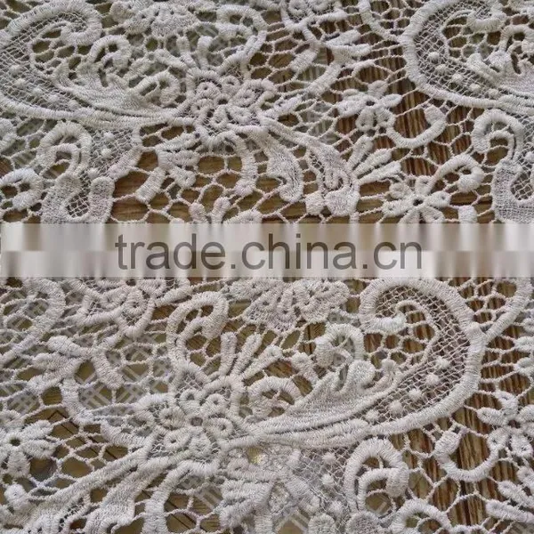 2016 Wholesale Garment Accessory Embroidery Cotton Lace Fabric for Cloth photo-6