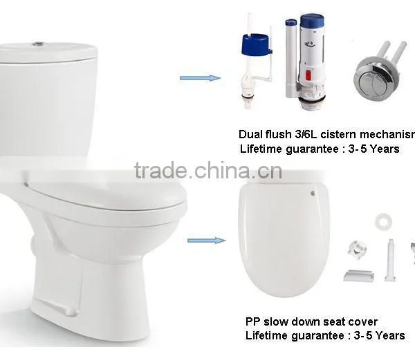 Cheap Two Piece wc Color Toilet photo-3