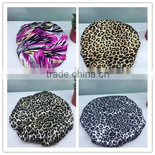 Leopard Printed Shower Cap