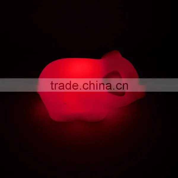 Lovely Plastic PIG Style Multicolor LED Light For Promotiom Gift photo-6