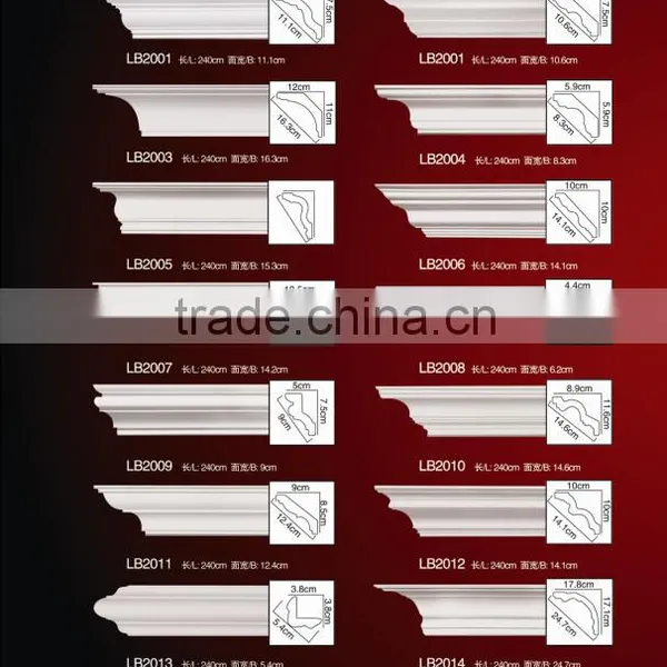 Factory Price--PU Plain Cornice Moulding photo-2