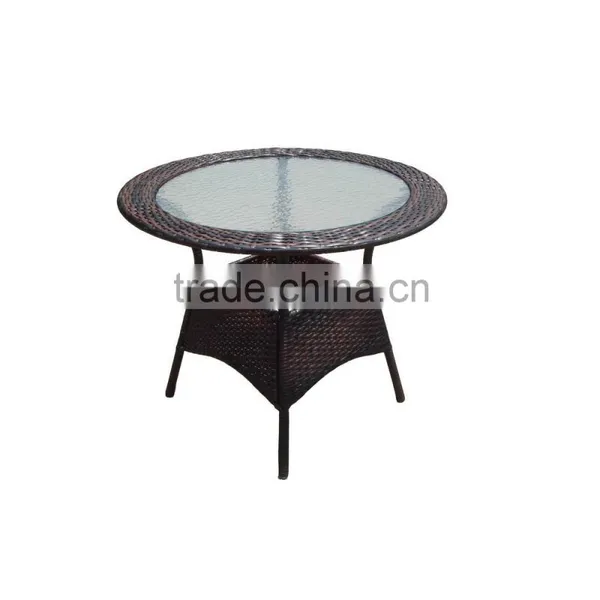 Table And Chair In Wicker Rattan Set Room Dining Garden Outdoor Furniture Rattan photo-2