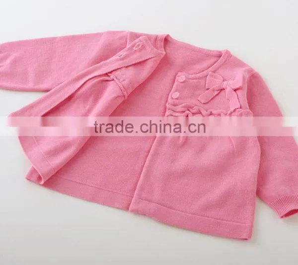 High Quality Childrens Girl Clothing Garments Cute Kids Clothes Infant Baby Wear Knitted Cardigan Japanese Wholesale photo-4