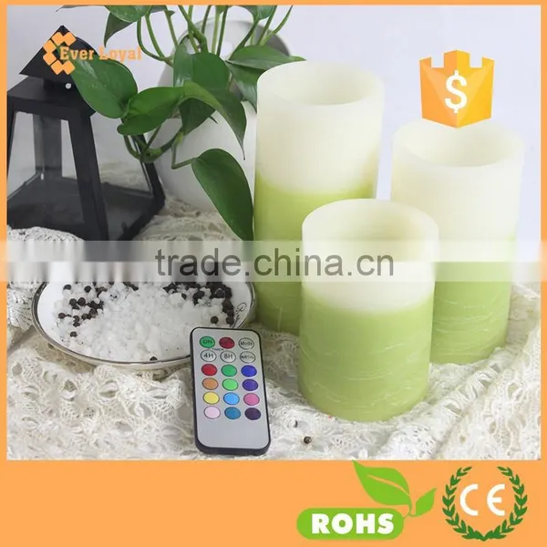 18-key Remote Control Christmas Decorative Pillar Candle Light LED Flameless LED Candle Remote photo-3