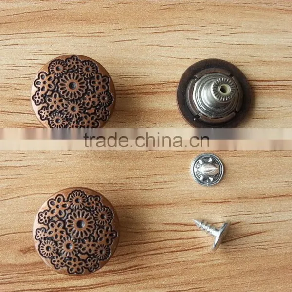 Zinc Alloy Cap Metal Jeans Tack Button For Jeans and Jackets --- J1542 photo-4