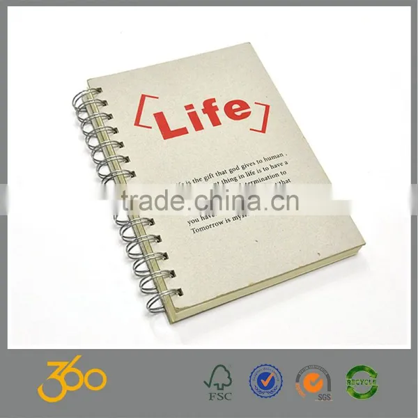 Custom a4 Notebook a4 Spiral Notebook