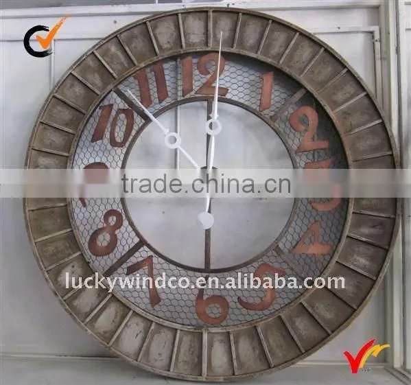 70cm-Metal Decorative Wall Clock photo-4