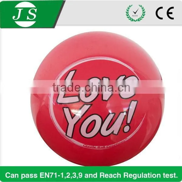 Discount New Arrival 2014 Plastic Ball Love You Printing