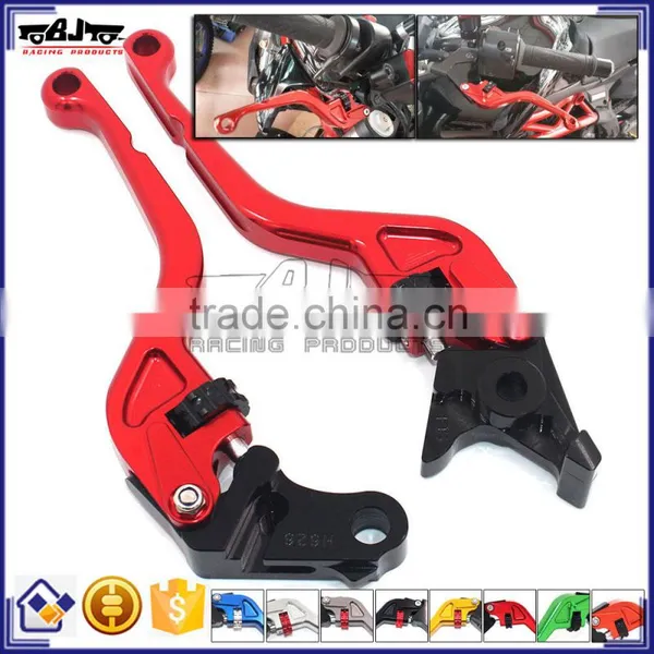 BJ-LS-010 For Yamaha YZF R25 2014-2015 Aftermarket CNC Aluminum Short Sportbike Adjustable Clutch Brake Lever photo-4