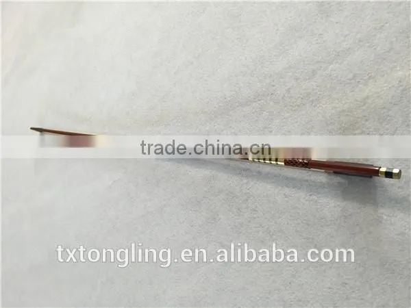 Brazil Wood Silver Flower Violin Bow With Ebony Frog Bow photo-6