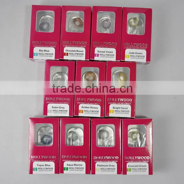 17 Colors Hot Sale Hollywood Color Contact Lenses photo-3