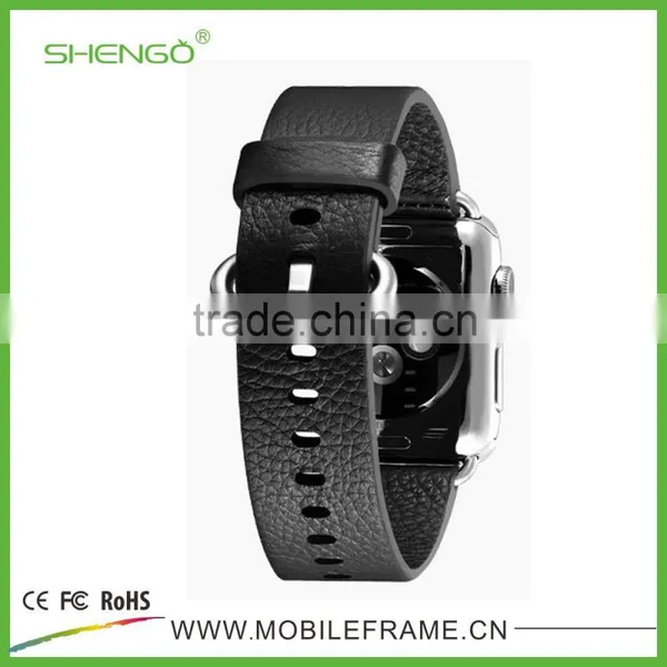 Shengo Hot Selling High Quality Leather Strap Watch Band for Apple Watch Quality Choice photo-6