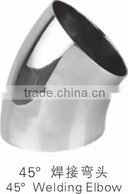 Sanitary DN25 304L 316 Stainless Steel Fitting 45 Degree Elbow Dimensions photo-2