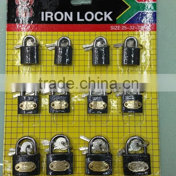 12pcs Color Iron Padlock photo-4