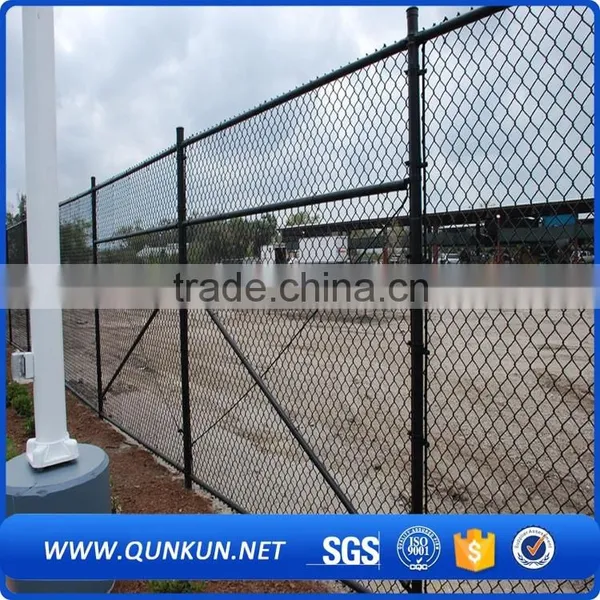 China Chain Link Wire Mesh Fencing , PVC Coated Chain Link Fences ,Plastic Chain Link Fence photo-4