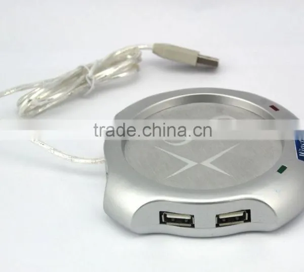 Computer 4 Port Usb Hub Cup Heater Mug Warmer photo-3