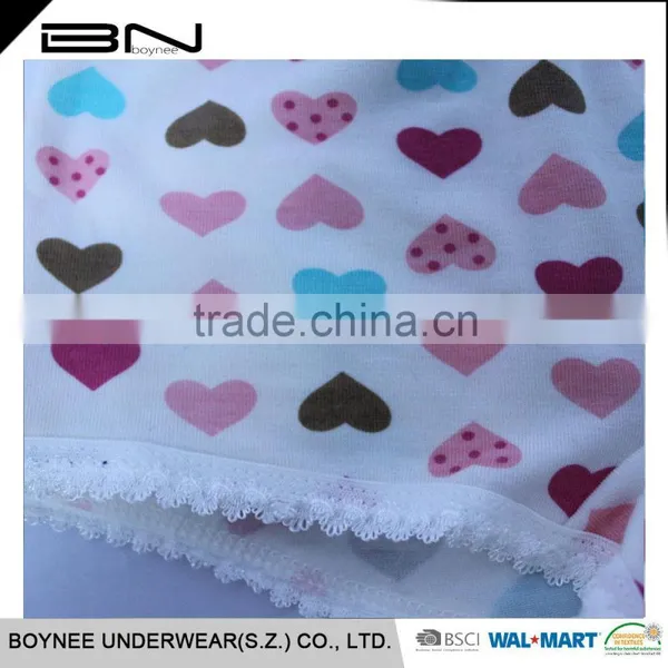 Factory Design Available 3-12 Year-old Softexible OEM Kintted Kid Girl Model Underwear photo-6
