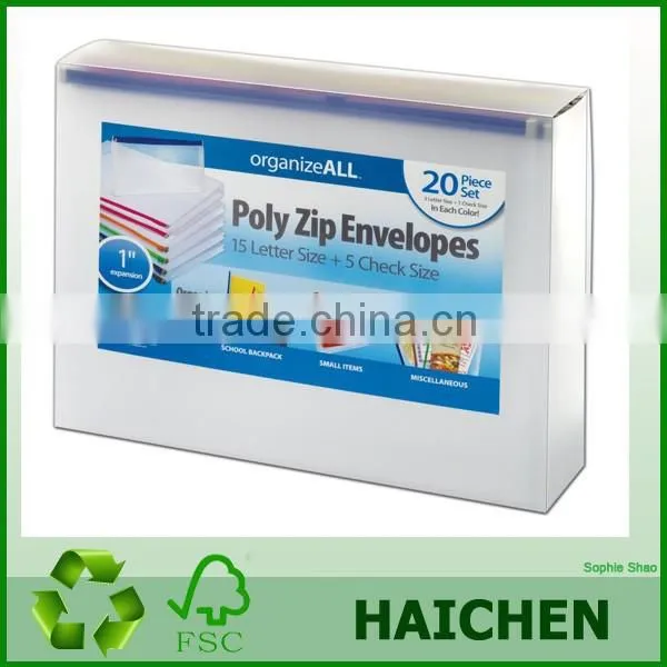 Plastic Pvc Zip Bag a4 File/a5 File/zip Poly Bag photo-4