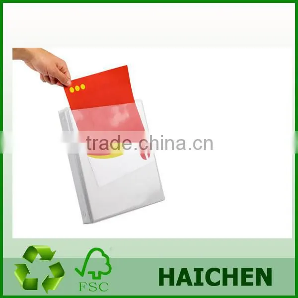 Leather Document Folder PVC Metal Ring Binder photo-5