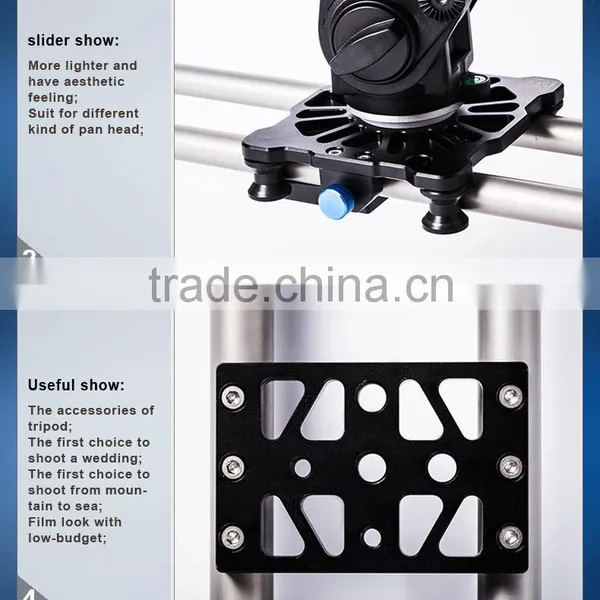 Wieldy EP6300 80cm Aluminum Slider/wieldy Video Slider photo-4