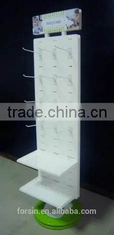 Acrylic Rotating Bag Floor Display Stand photo-4