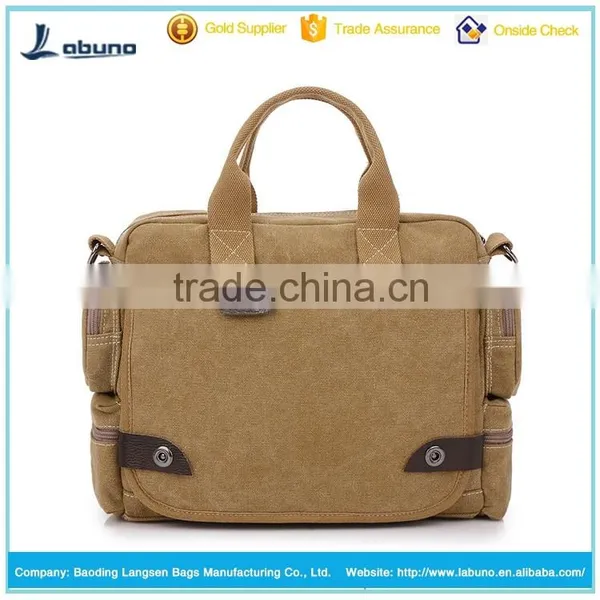 Hot Sale Male Fancy Denim Fabric Handbags photo-4