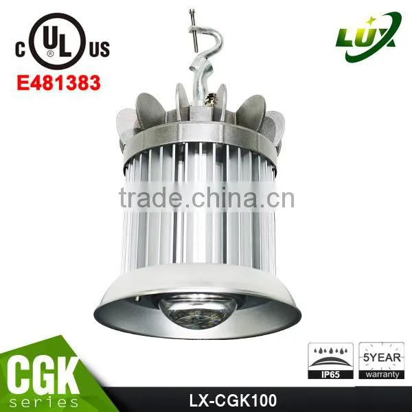 5 Years Warranty Osram or Nichia LED UL Approved #481383 Copper Heatpipe Design Patent Crown Series 100W LED Bay photo-2