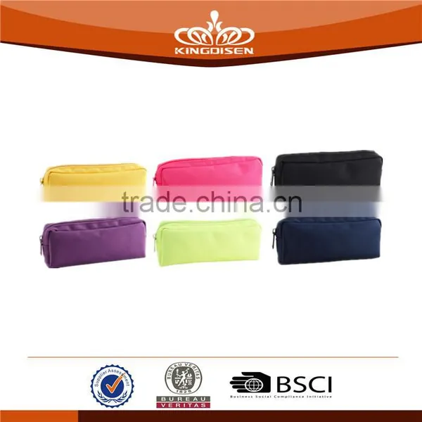 Multifunction 600D Fluorescent Green Pencil Case photo-3