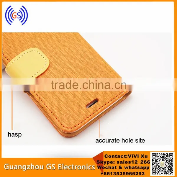 Card Holder+Wallet Plain Colorful Leather Flip Case For Huawei Ascend G700 photo-2