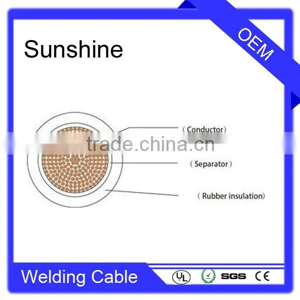Flexible EPDM or Rubber Insulation Welding Cable 4/0 - 6 Gauge photo-2