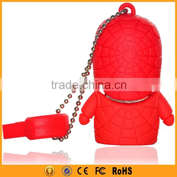 Chiristmas Gift Custom Cartoon USB 2.0 Stick Spiderman USB Flash Drive 16GB photo-4