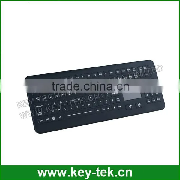 Rugged Silicone Industrial With Touchpad Desktop Medical Washable Keyboard photo-4