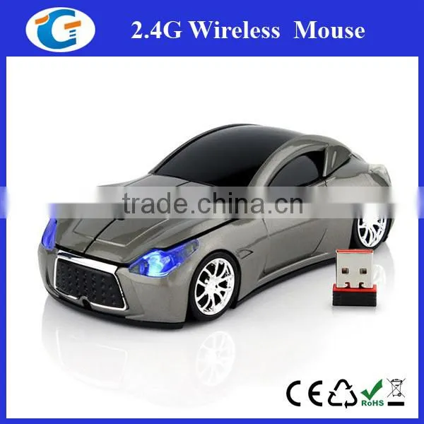 2.4Ghz Computer Wireless USB Mouse Car Shape Quality Choice photo-3