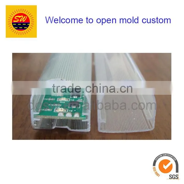 OEM Transparent PVC/PC Extrusion Lampshade for LED photo-5