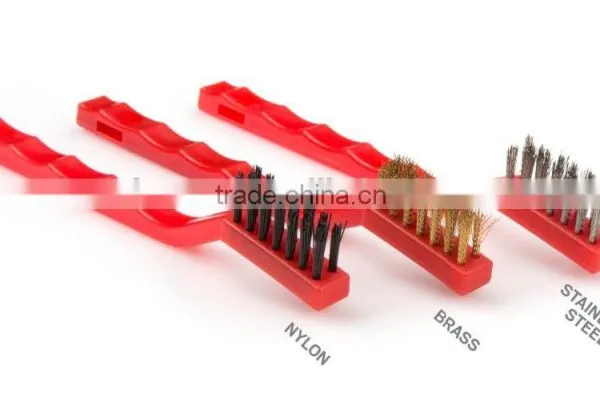 5-Piece Detail Stainless Steel , Brass , Nylon Brush Set photo-3