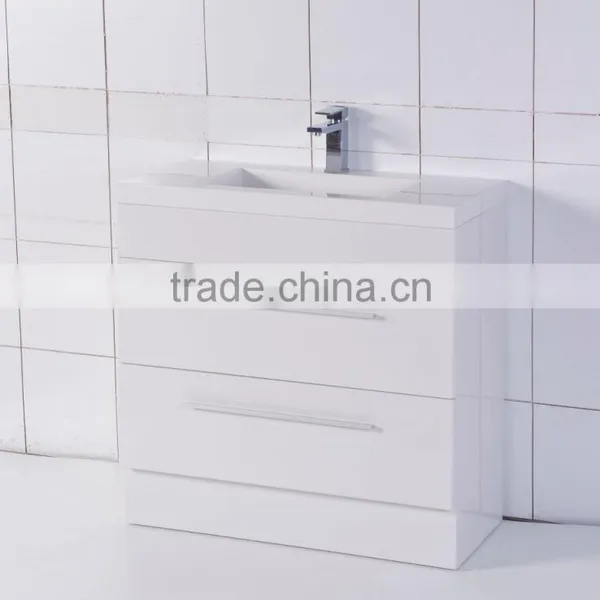 Narrow Artificial Stone Counter Basin photo-4
