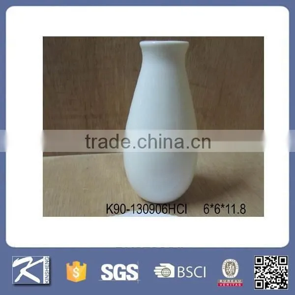 High Grade Chinese White Porcelain Flower Vase photo-3