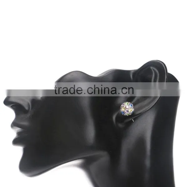 Woman Gold Plated 18k Ball Stud Earrings Jewelry Fashion Supplier's Choice photo-4